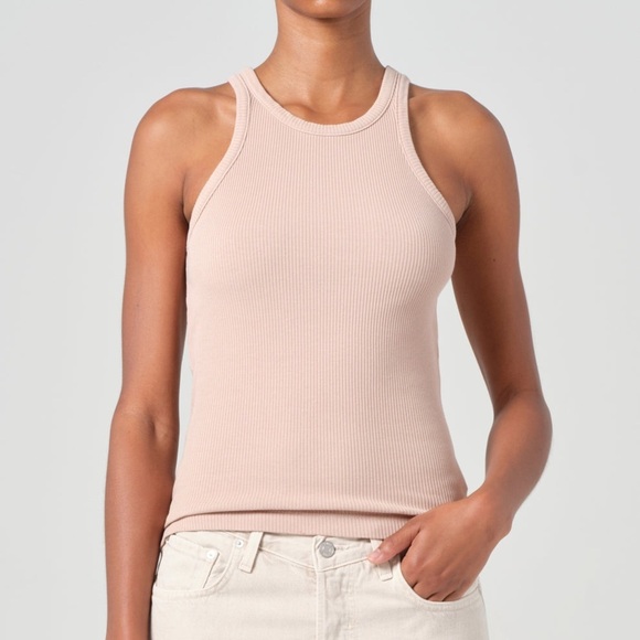 Agolde Ribbed Rayne Tank in Cabana size S - Picture 1 of 7